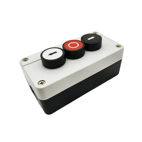 3 Position UP STOP DOWN Push Button Switch Control Box Waterproof ...