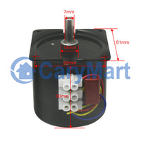 AC 220 Volt 14W High Torque Permanent Magnet Synchronous Motor (Model: 0042001)