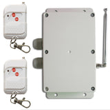 2 Channel AC High Power 30A Waterproof Wireless Remote Control Switch Kit with Radio Receiver and RF Transmitter