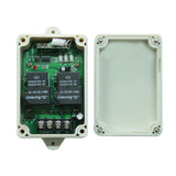 DC 1 Way 15A Wireless Remote Control Switch Kit for 12V 24V Linear Actuator (Model: 0020601)