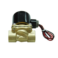 12V 24V 110V 220V 1/8" 2-Way Brass Electric Solenoid Valve (Model: 0022104)