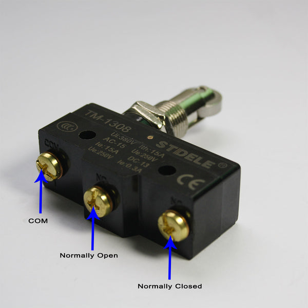 Micro Roller Plunger Limit Switch for Electric Linear Actuator 12V 24V ...