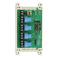 AC Waterproof Wireless Switch with 4 Channel High Power 30A Relay Output (Model: 0020449)