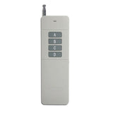 2000 Meters 4 Ways AC Power Input Output 10A Wireless Remote Control Switch Kit (Model: 0020222)
