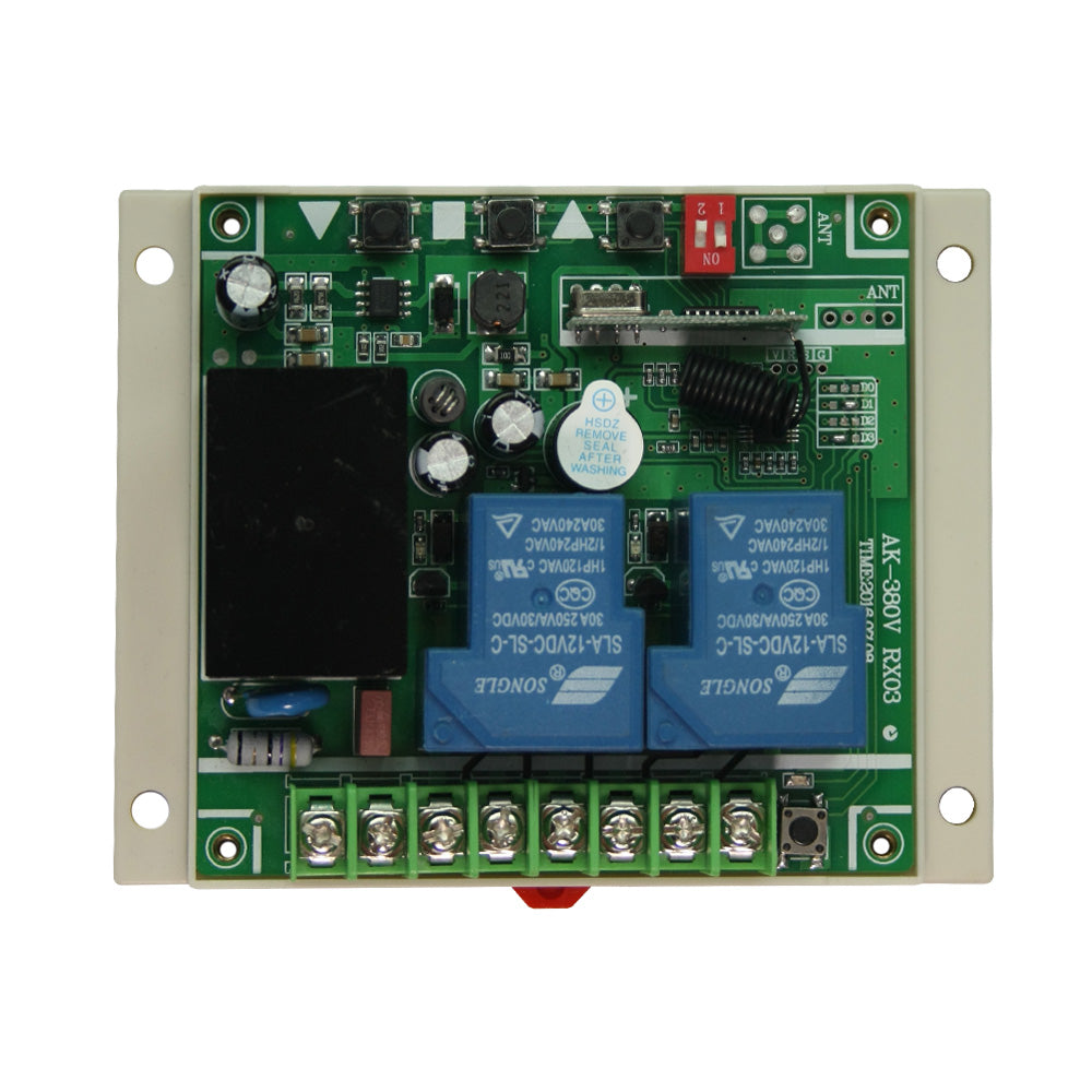 2 Channel Wireless Remote Control Receiver Kit for Three Phase Motor ...