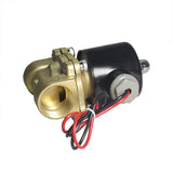 12V 24V 110V 220V 3/4" 2 Way Electric Brass Solenoid Valve (Model: 0022101)