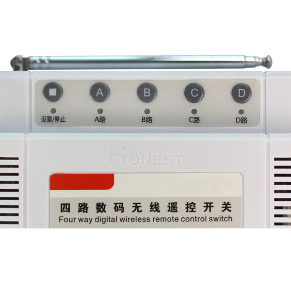 4 Channel Three Phase Power 380V Wireless Remote Control Receiver Kit ...