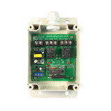 2000 Meters 2 Channel AC 10A Waterproof Wireless Remote Control Switch Kit (Model: 0020471)
