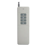 4 Channel AC Remote Control Switch Kit with Wireless Receiver and RF Transmitter (Model: 0020673)