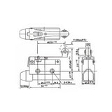 Waterproof Roller Lever Limit Switch (Model: 0010011)
