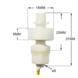 Normally Open Type PP Material Float Switch Water Level Sensor (Model: 0025020)