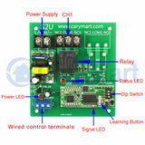 1 Way Long Range 5km AC Relay Output 10A Wireless Switch RF Receiver (Model: 0020688)