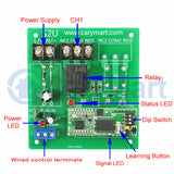 1 CH Long Range 5km DC Relay Output 10A Wireless Switch RF Receiver (Model: 0020684)