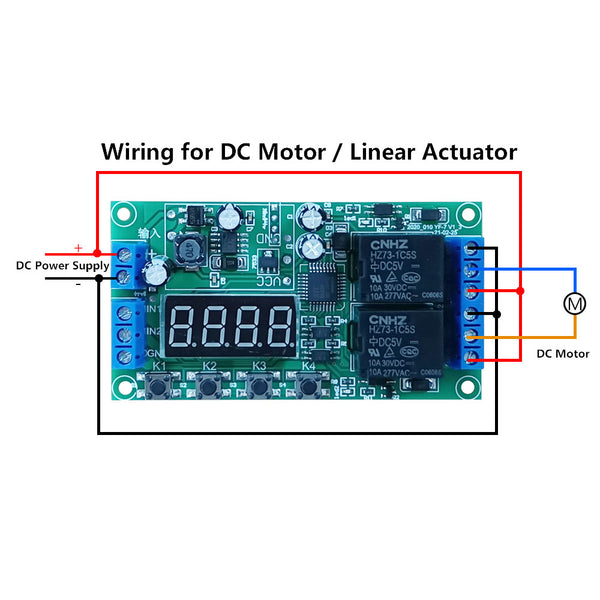 All Loop Switch Models Infinite Loop Delay Module for Forward Reverse Rotation of DC Motor ...