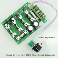 DC 12V~80V 20A Motor Speed Controller with Digital Screen (Model: 0044004)