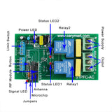 1 Channel AC 120V 220 Volt 30A Wireless Motor Switch or RF Receiver (Model: 0020130)