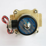 12V 24V 110V 220V 1.2" 2-Way Brass Electric Solenoid Valve (Model: 0022106)