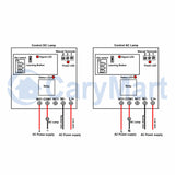 1 Way Long Range 5km AC Relay Output 10A Wireless Switch RF Receiver (Model: 0020688)