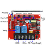 2-CH 3 Phase Power 220V 380V Wireless Remote Control Switch Kit (Model: 0020696)
