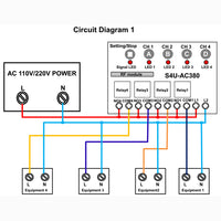 4 Channel 3 Phase Power 380V Wireless Remote Control Switch Kit (Model: 0020701)