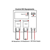 2 Channel 10A Wireless RF Switch With DC Power Supply Output (Model: 0020346)