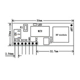 Long Range 5000 Meters 4 Channel Wireless RF Receiver Module (Model: 0020241)