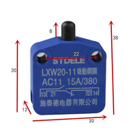 15A Micro Plunger Limit Switch (Model: 0010012)