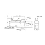 Micro Roller Lever Limit Switch (Model: 0010013)
