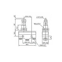 Micro Roller Plunger Limit Switch (Model: 0010010)