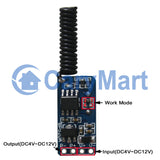 DC 4~12V Input Output Remote Control Kit with micro mini Wireless Receiver and RF transmitter (Model: 0020641)