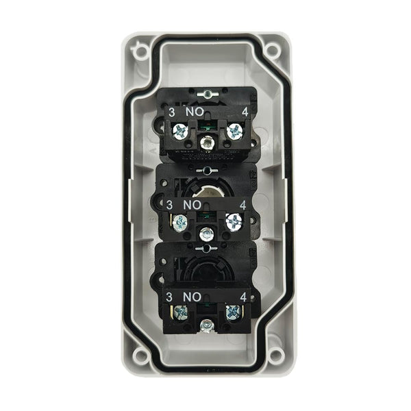 3 Position UP STOP DOWN Push Button Switch Control Box Waterproof ...
