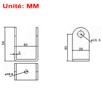 Fixed Mounting Bracket E for Electric Linear Actuator