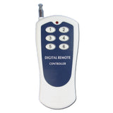 1 RF Transmitter Wireless Control 6 DC Radio Remote Switches (Model: 0020431)