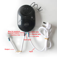 AC Wireless Remote Control Switch Kit for 220V Tubular Motor (Model: 0020709)