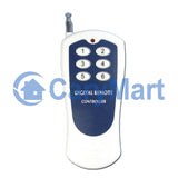 Wireless RF Remote Control Kit with 1 Transmitter and 6 AC 10A Output Receivers (Model: 0020458)
