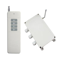 Long Range 5 Km 4 Channel AC 30A Wireless Remote Control Receiver Kit (Model: 0020111)