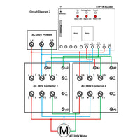 AC 220V 380V Remote Control Switch Kit for 3 Phase Motor (Model: 0020028)