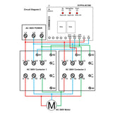 AC 220V 380V Remote Control Switch Kit for 3 Phase Motor (Model: 0020028)