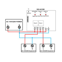 2-CH 3 Phase Power 220V 380V Wireless Remote Control Switch Kit (Model: 0020696)