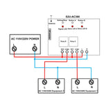 2-CH 3 Phase Power 220V 380V Wireless Remote Control Switch Kit (Model: 0020696)