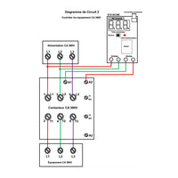 1 Way 3 Phase Power 380V Wireless Remote Control Switch Kit (Model: 0020069)