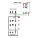 1 Way 3 Phase Power 380V Wireless Remote Control Switch Kit (Model: 0020069)