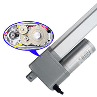 DC 450Ibs Electric Linear Actuator Stroke 0.4 inch With Built-in Potentiometer (Model: 0041660)