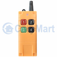 Strong Industrial Waterproof Long Range RF Remote Control / Transmitter Four Buttons (Model: 0021087)