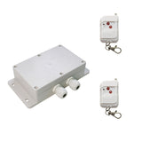 2 channel AC 120V 220V wireless remote control switch with RF transmitter