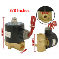Wireless Remote Control AC Solenoid Valve with RF Transmitter and Receiver (Model: 0020567)