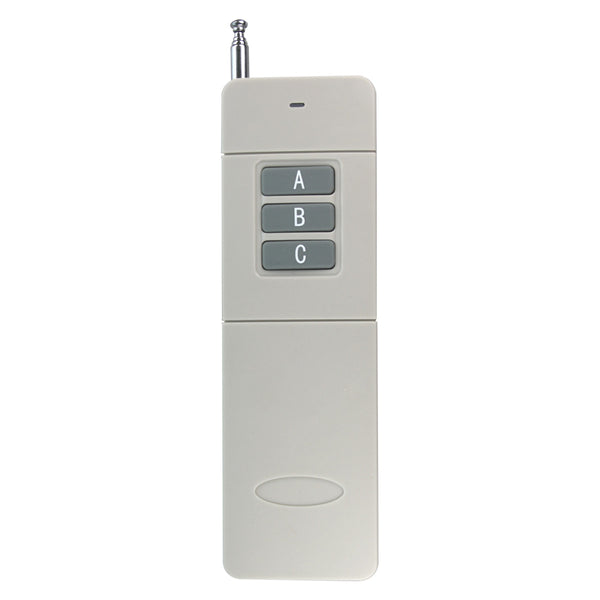 Wireless RF Remote Control 3 Buttons  Radio Transmitter Long Range 1000 Meters (Model: 0021025)