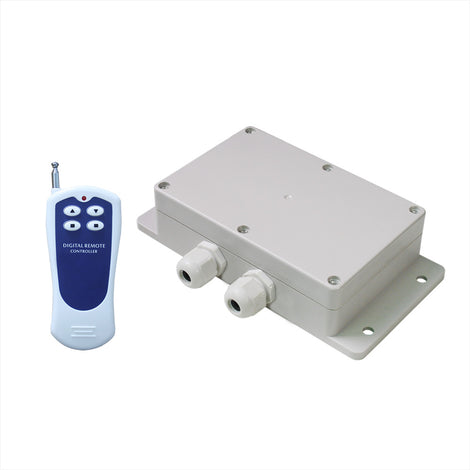 1 Channel 30A Wireless Remote Control Switch Kit for Single Phase Motor (Model: 0020131)