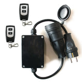 Waterproof Remote Control EU Plug Socket Wireless Switch Transmitter