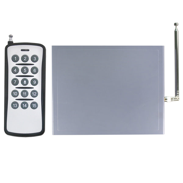 DC12V 24V Wireless Remote Control Switch Kit with 15 Channel Relay Output (Model: 0020038)